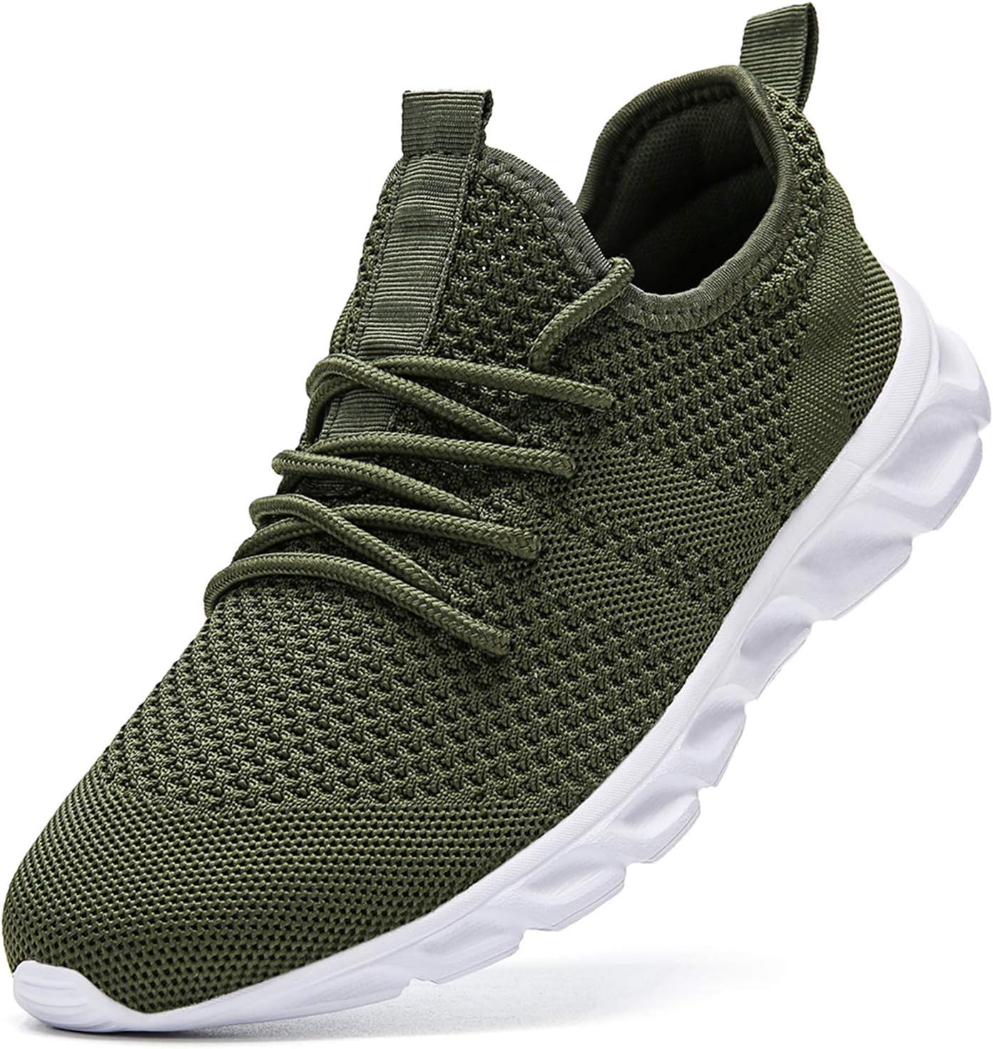 Damyuan Mens Running Walking Tennis Trainers Casual Gym Athletic Fitness Sport S...