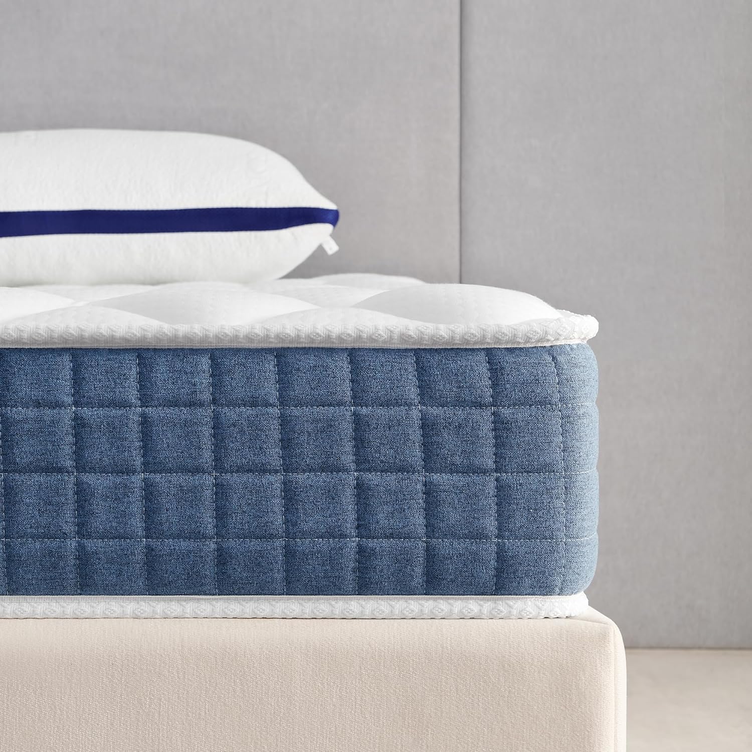 IYEE NATURE King Mattress Hybrid Pocket Sprung Memory Foam Mattress Durable & Sk...