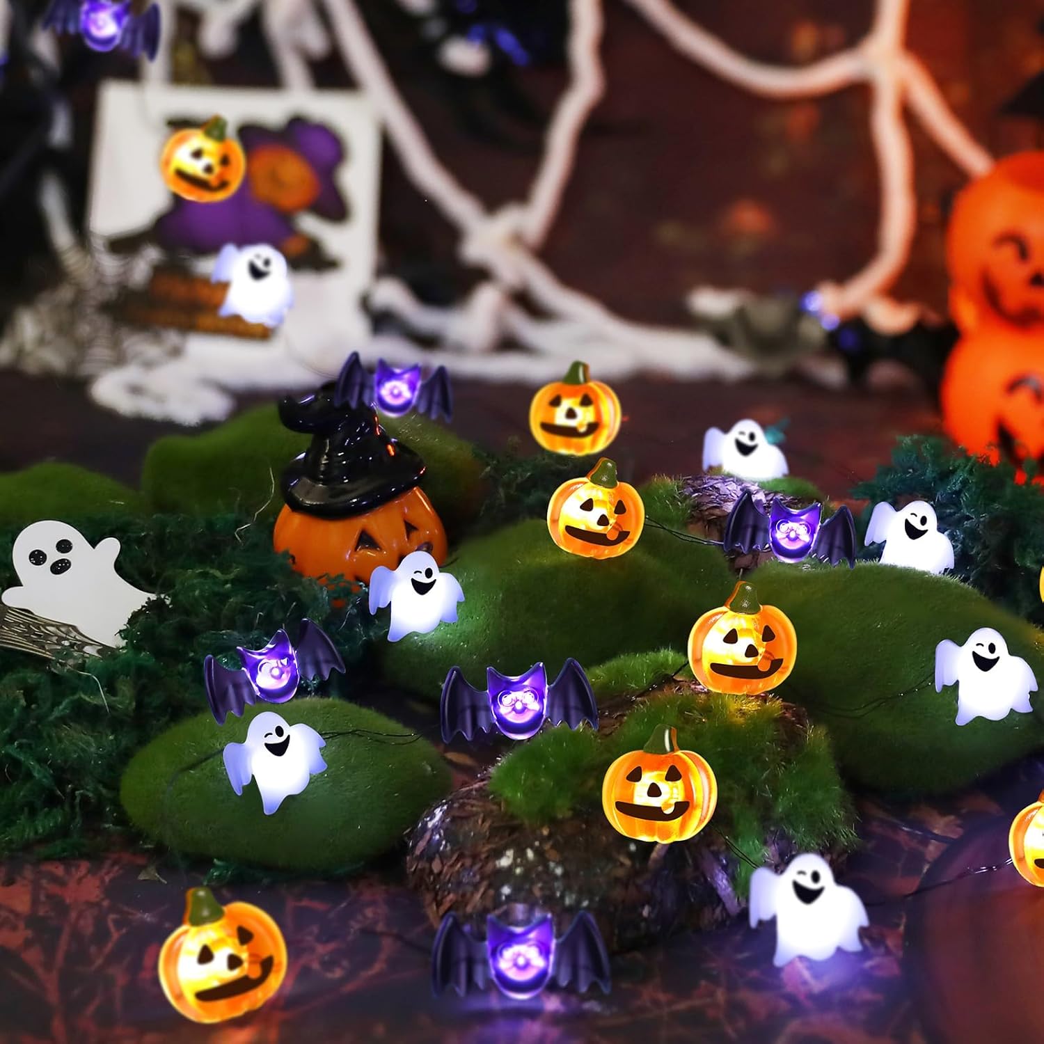 Coquimbo Halloween Decorations Lights, Special Halloween Lights for 10FT 30 LED,...