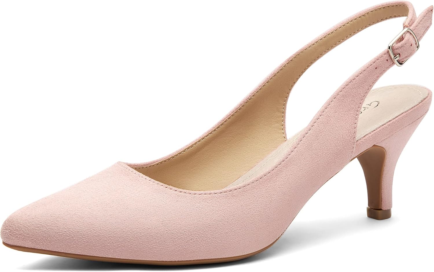 Greatonu Pointed Toe Sandals, Special Slingback Kitten Heel Sandals, Innovative...
