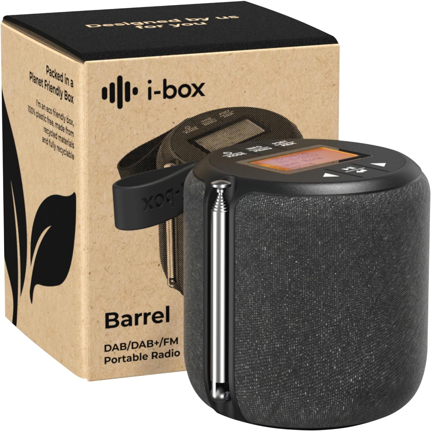 DAB Radio Portable, Bluetooth Speaker, DAB Plus/DAB Radio, FM Radio, Shower Spea...