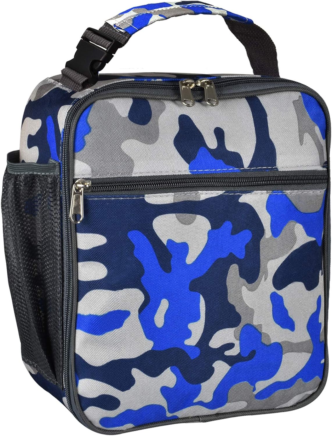 IWTTWY Insulated Lunch Bag Camo Cooler Bag Portable Carrying Lunch Box Bag for B...