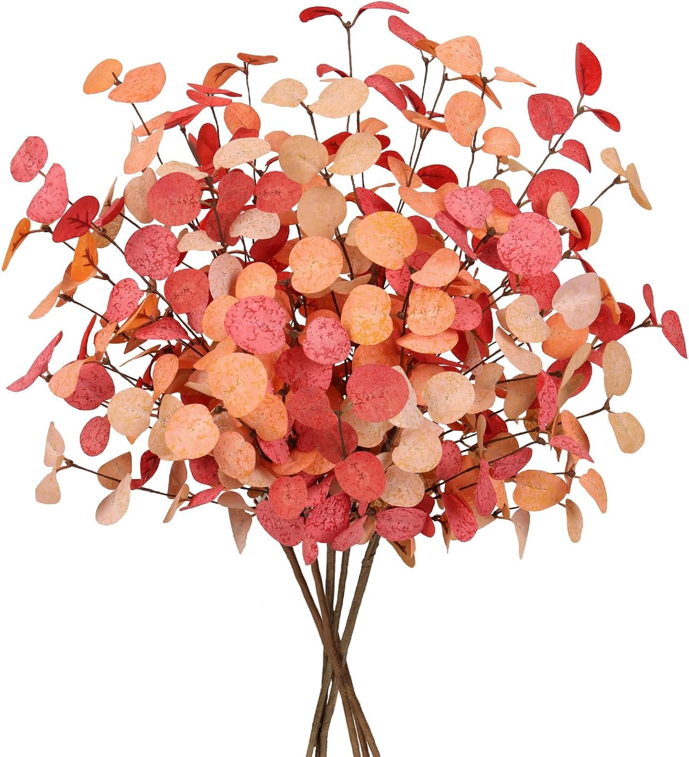 Beferr 5 Pcs Artificial Eucalyptus Stems Leaves Fall Decorations for Home Autumn...