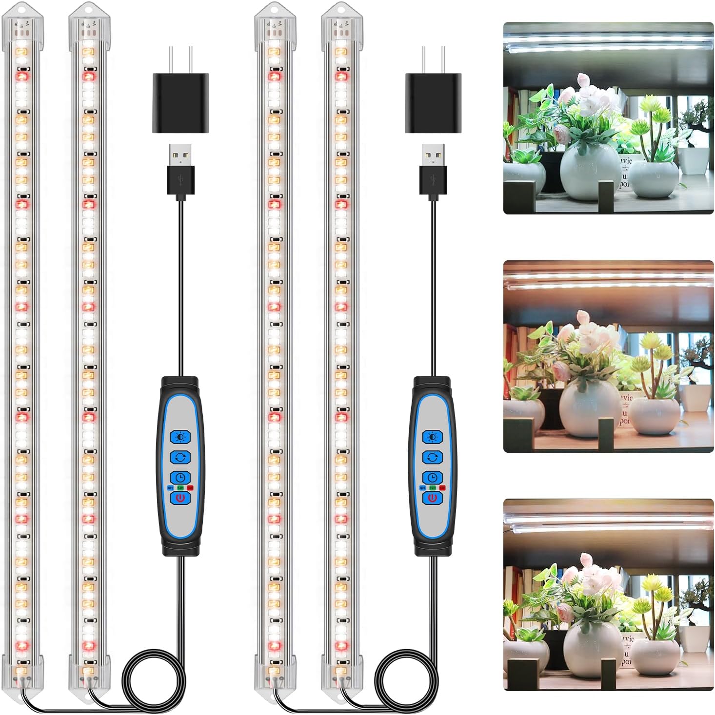 Kullsinss Grow Lights for Indoor Plants, 6000K/300...