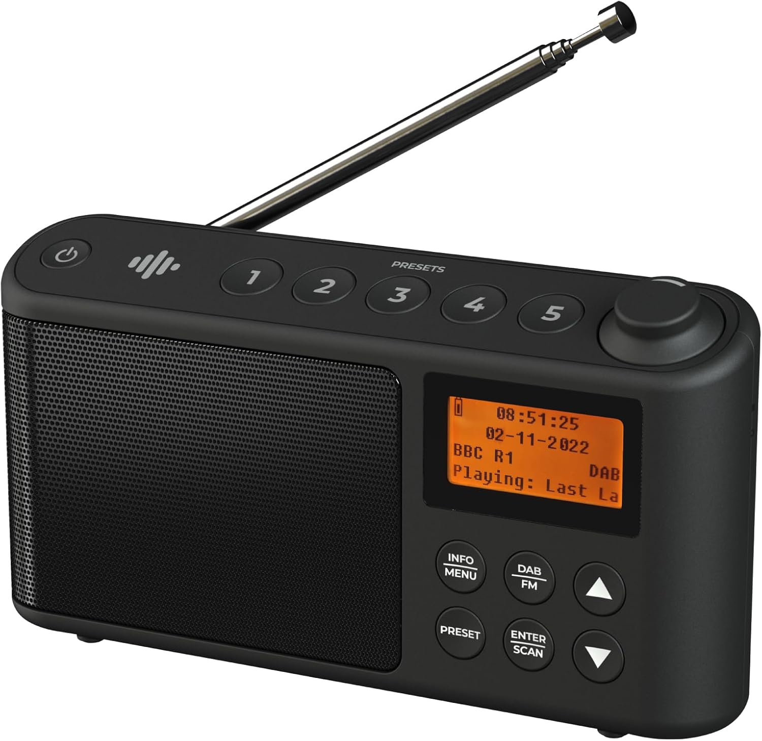 DAB Radio Portable, DAB Plus/DAB Radio, FM Radio, Small Radio, Portable Radios M...