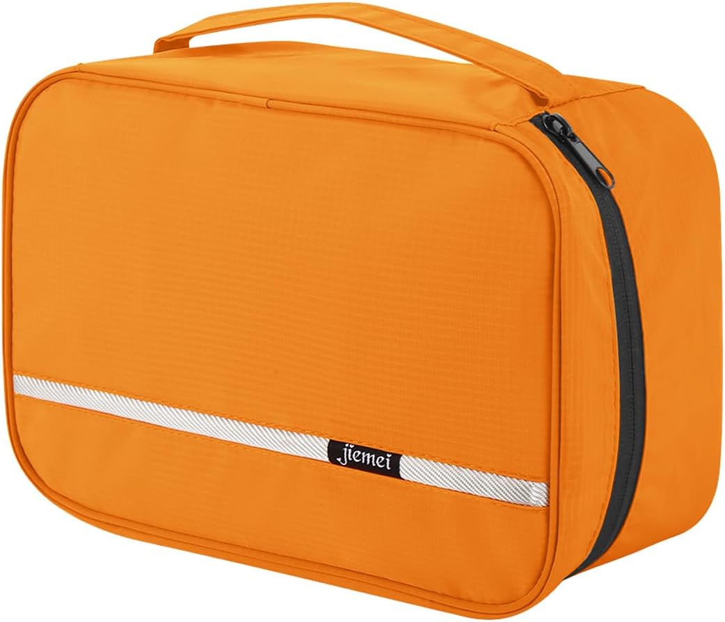 jiemei Hanging Toiletry Bag Waterproof, Travel Wash Bag for Men & Women with 4 C...