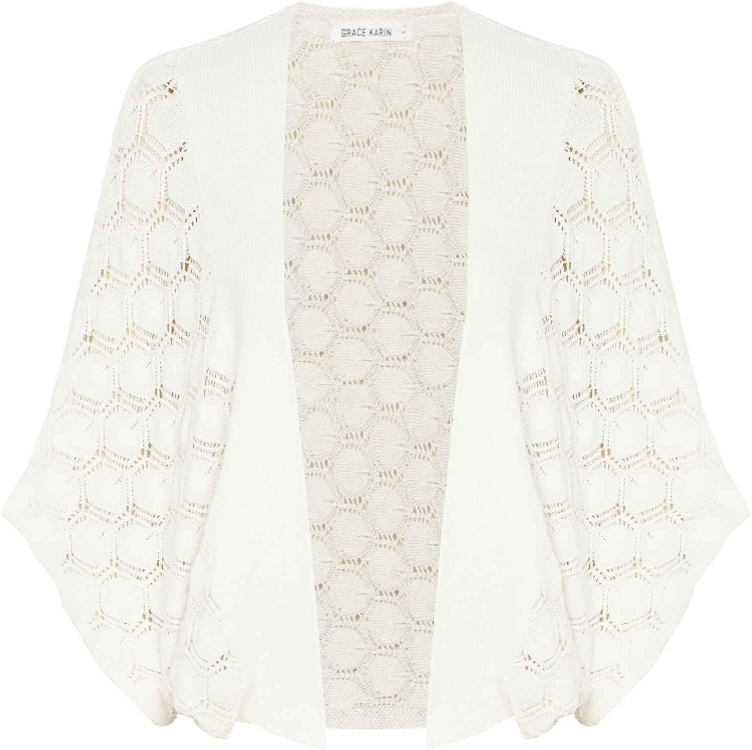 GRACE KARIN Women's Cardigans Hollow Shrug Cardigans Open Front Cardigan for Wom...