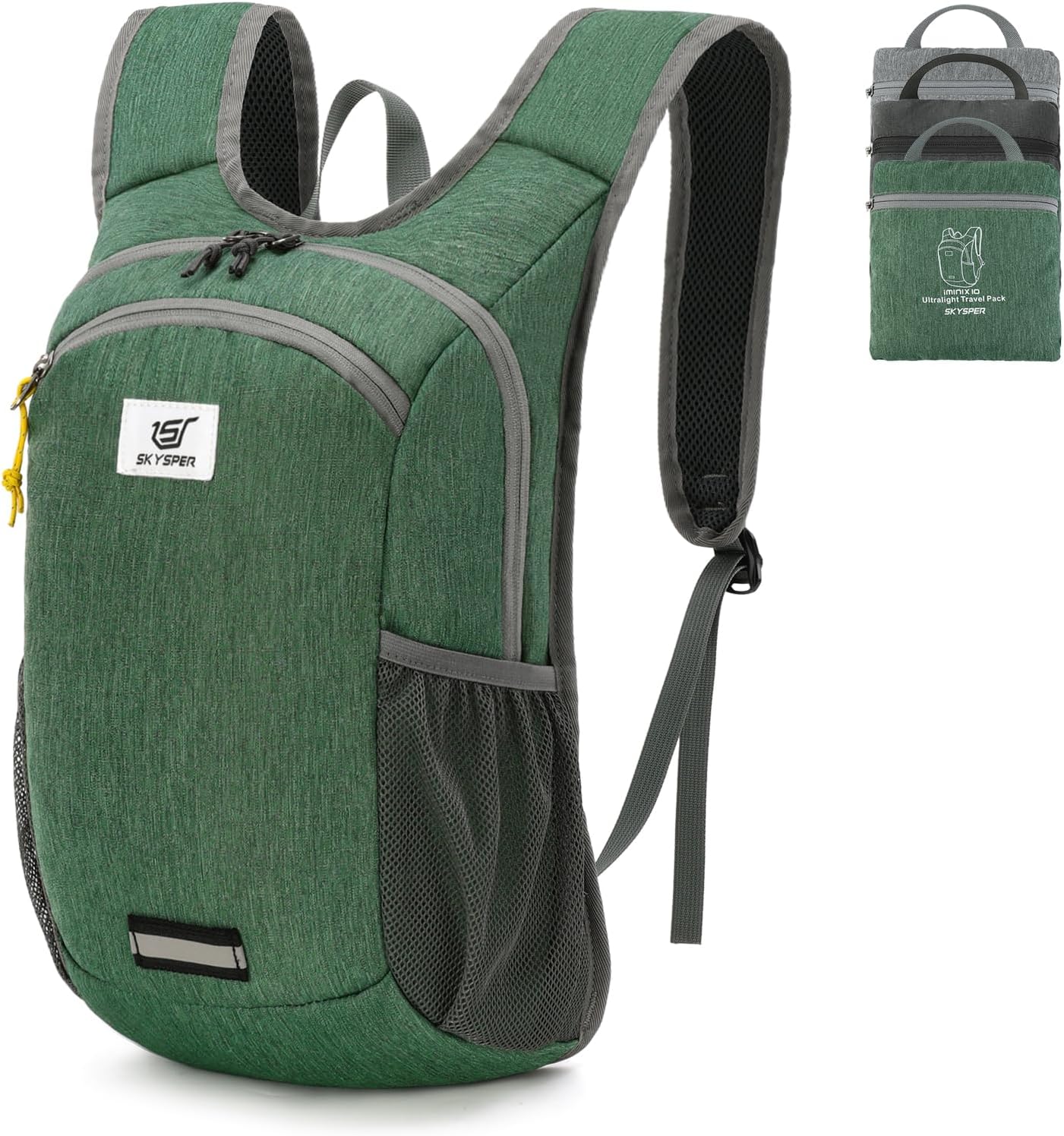 SKYSPER 10L Hiking Backpack Lightweight Packable Back Pack Small Travel Daypack...