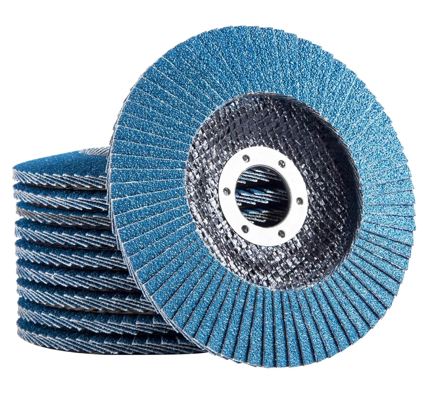 SATC Flap Discs 120 Grit 115mm Zirconia 10 Pack Grinding Discs Type 29 Sanding D...