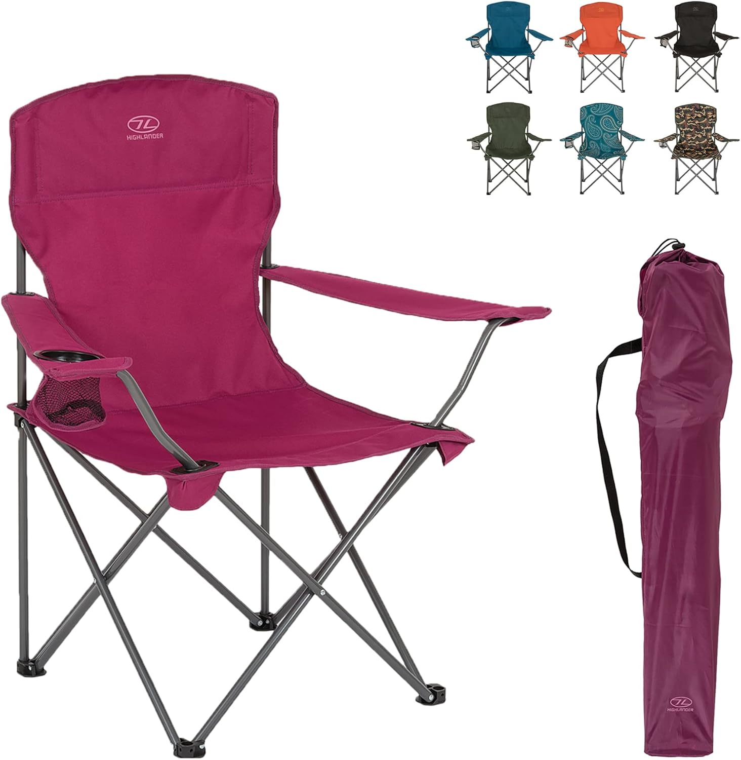 Highlander Camping Chair, Special Compact Outdoor Chair, Innovative Portable Cha...