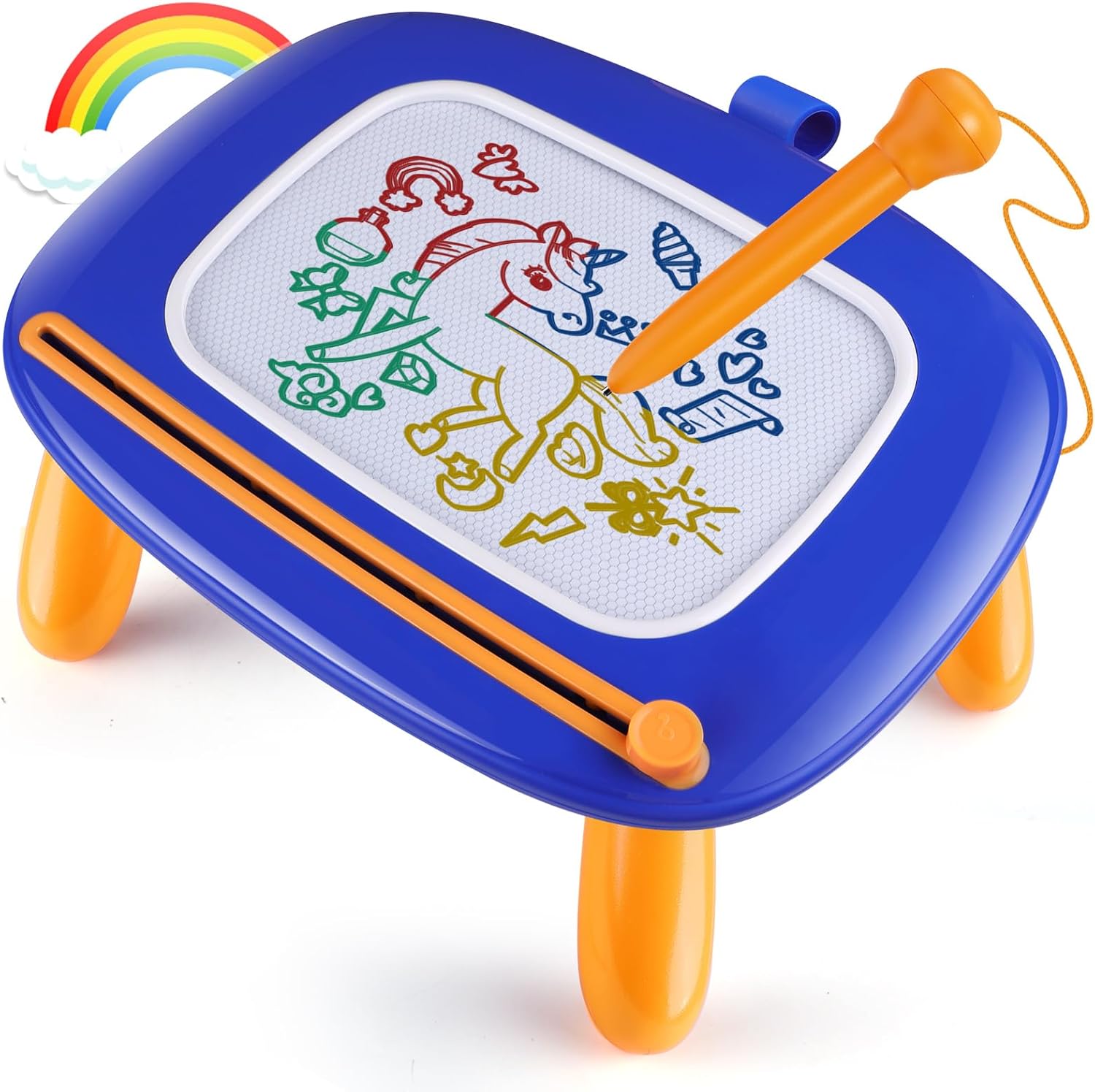 Smasiagon Magnetic Drawing Board, Toys for 1 2 3 Year Old Boys, Drawing Pad Trav...