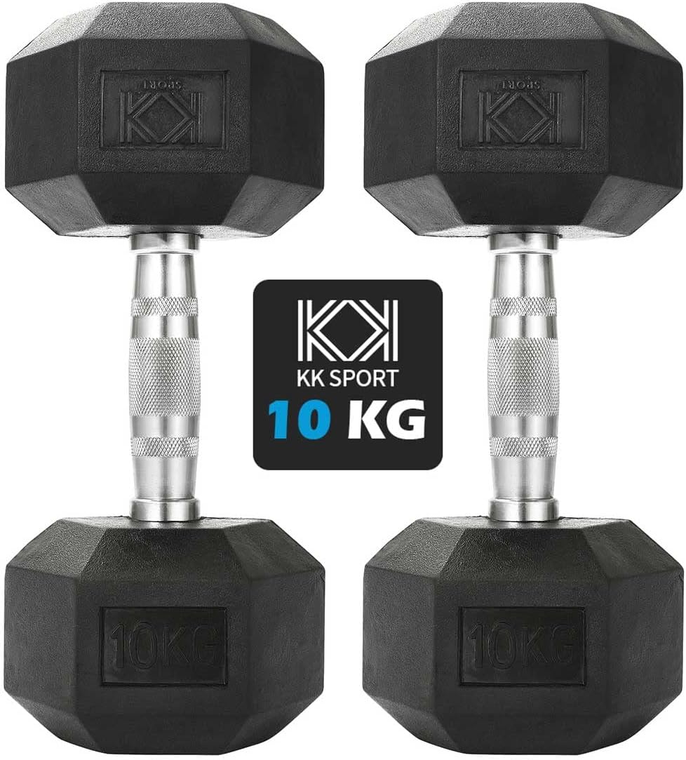 KK Hex Dumbbell Set, Special Dumbbell Weights for Weight Training, Innovative Du...