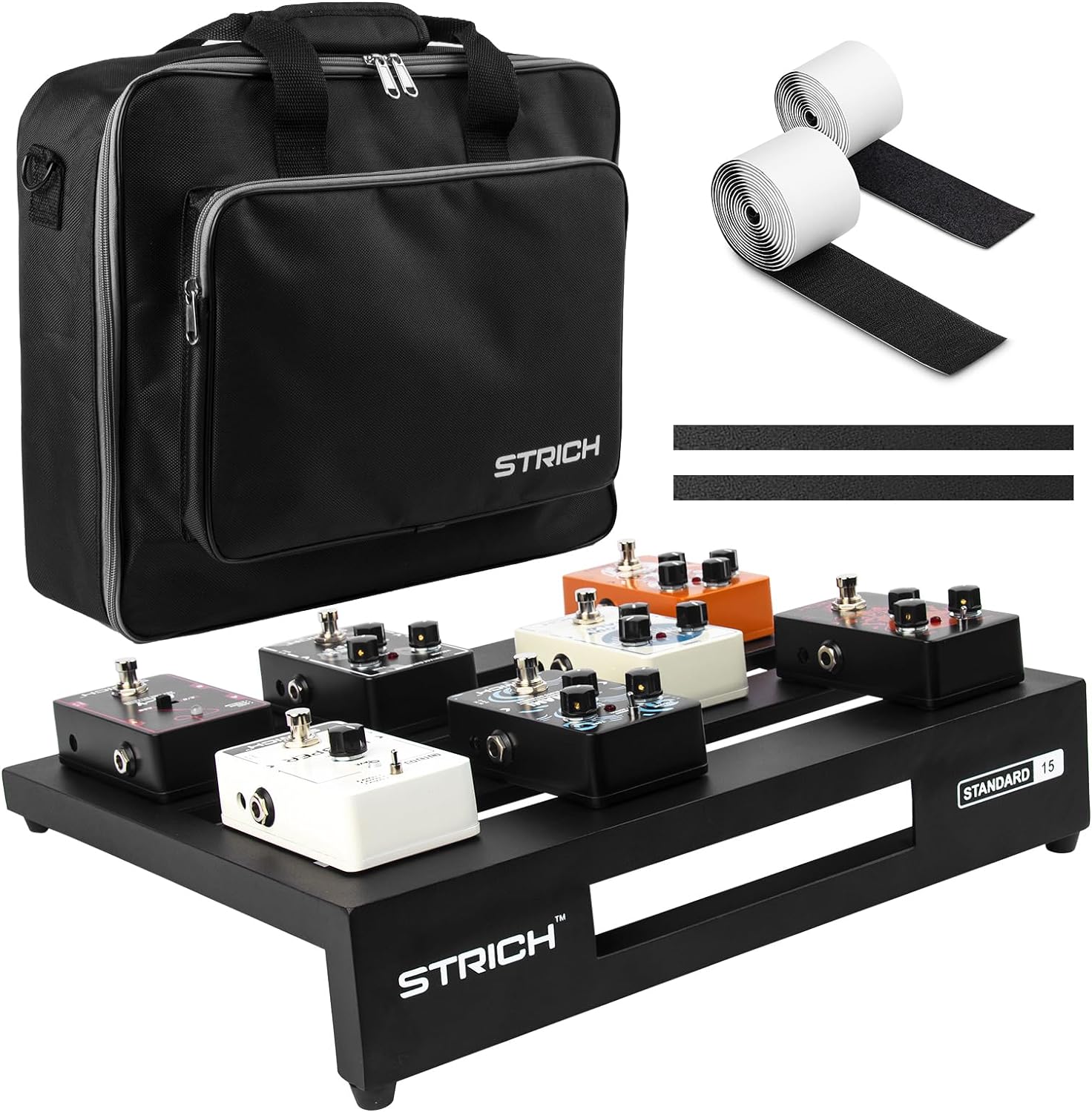 STRICH Guitar Pedal Board Aluminum Alloy 1.82lb Super Light Small Effect Pedalbo...