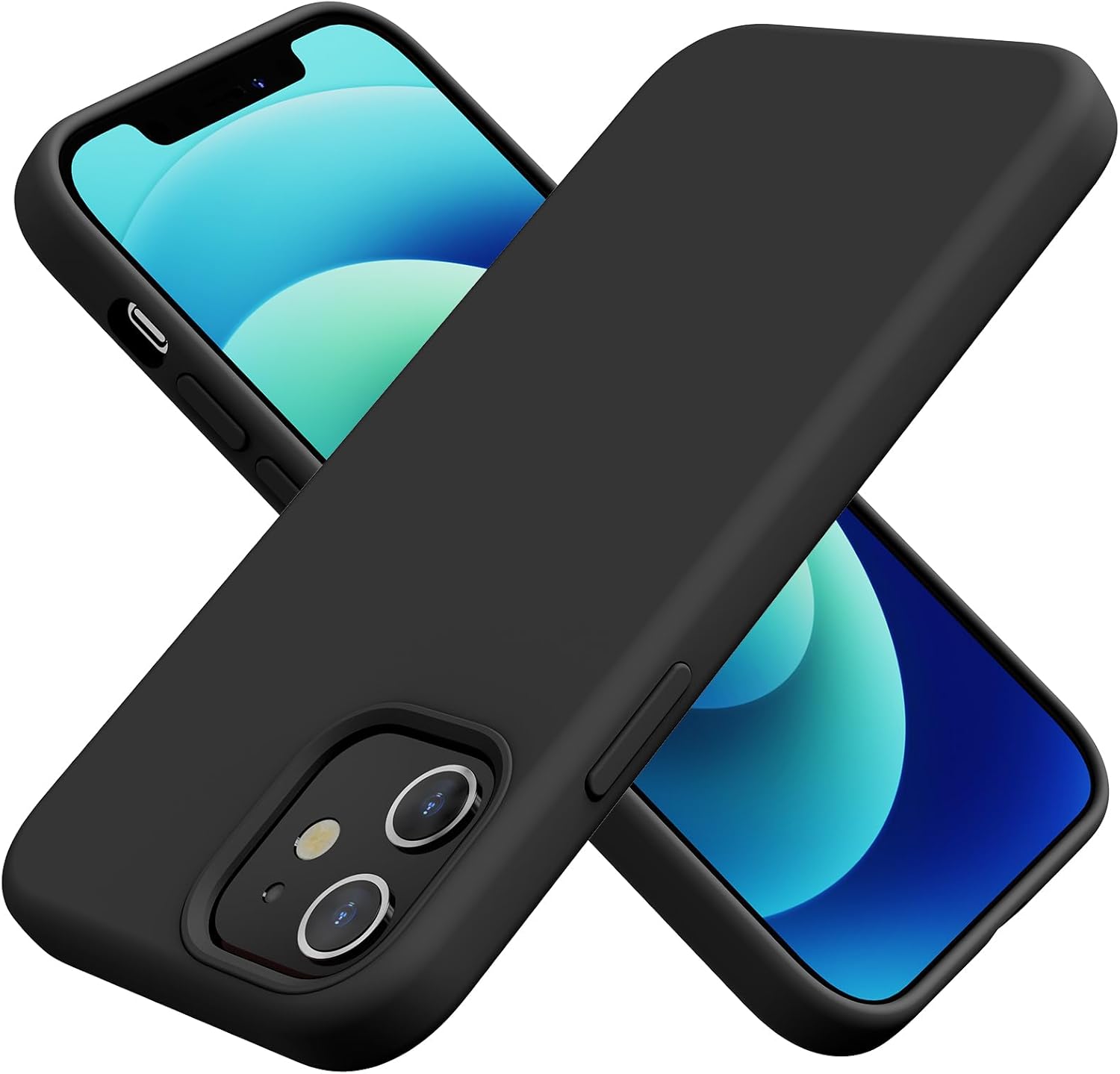 TAXXOE Silicone Case Compatible with iPhone 12 Case/12 pro case Soft Ultra Slim...