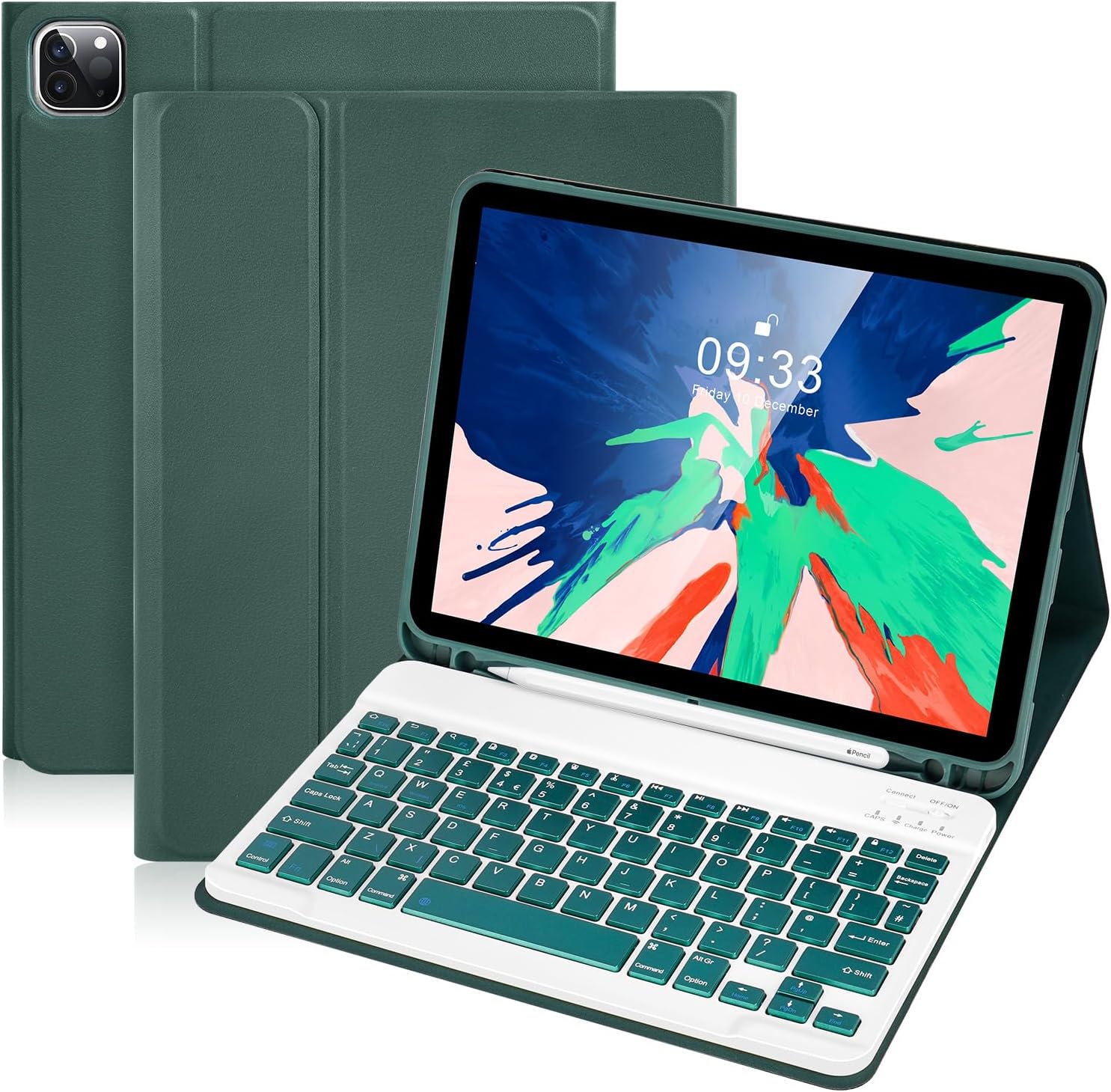 SOPPY 10.9 & 11 inch Keyboard Case for iPad Air 6th (M2) 11" 2024, iPad Air 5th...