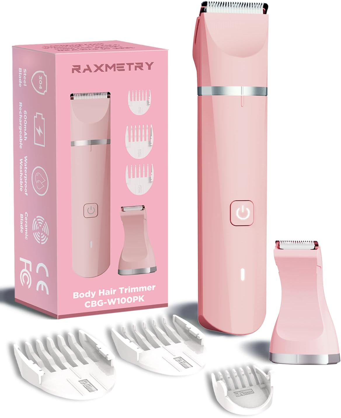 Rechargable Bikini Trimmer, High-Quality Body Hair Trimmer for Women, Painless P...