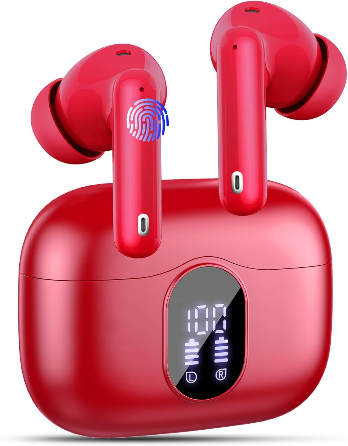 Wireless Earbuds, Bluetooth 5.3 Headphones In Ear with 4 ENC Noise Cancelling Mi...