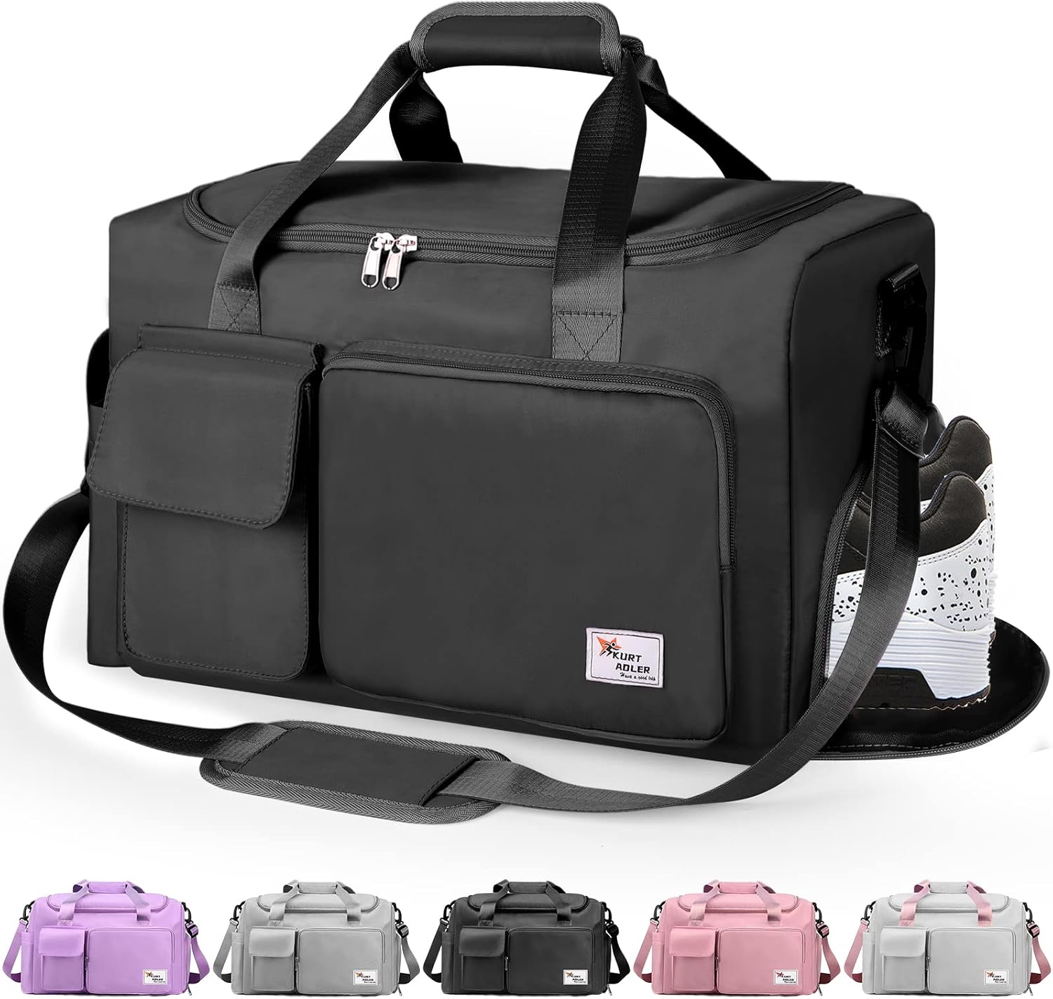 Sport Duffel Bag, Large Capacity Portable Foldable...