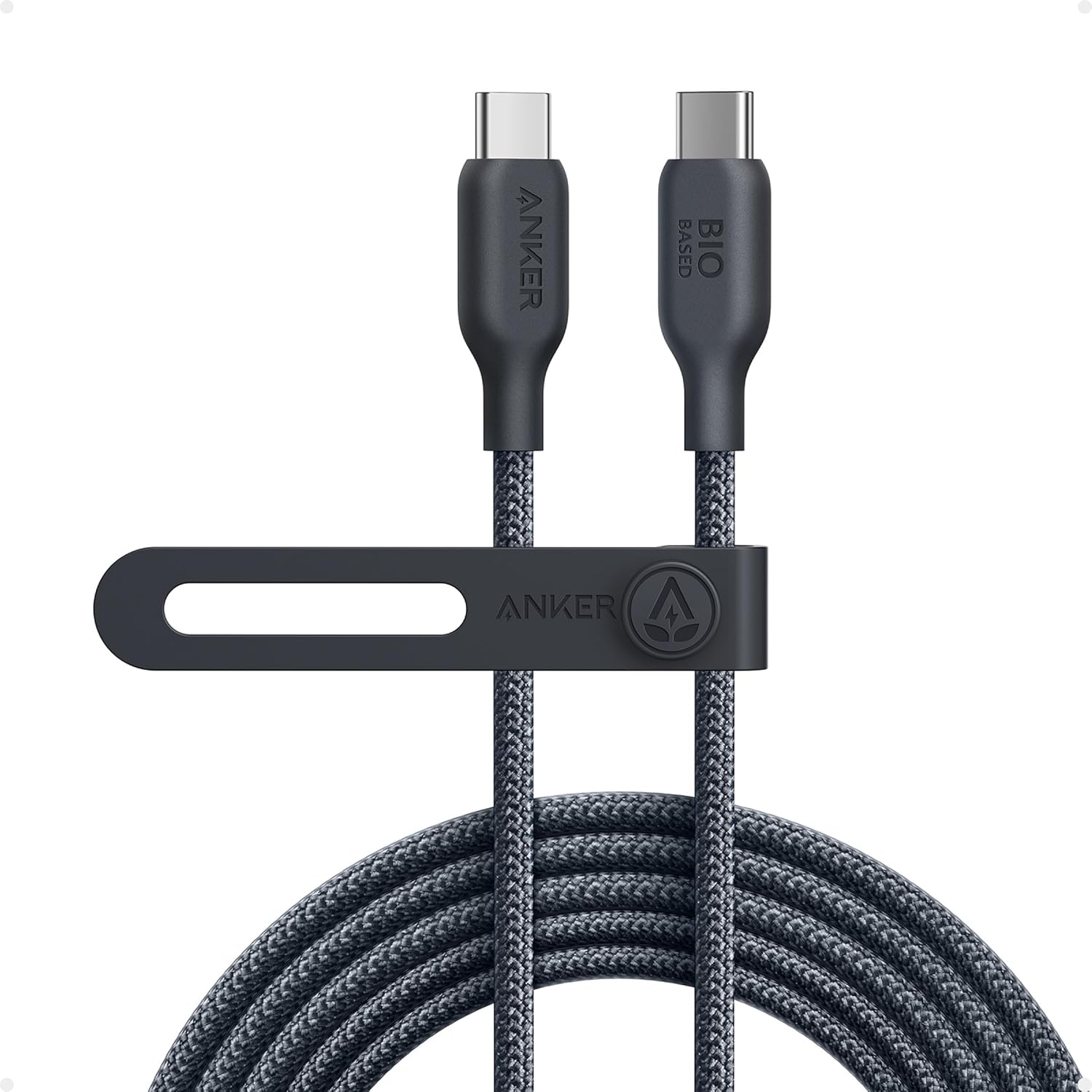 Anker 543 USB C to USB C Cable (240W, 10ft), USB 2.0 Bio-Nylon Charging Cable fo...