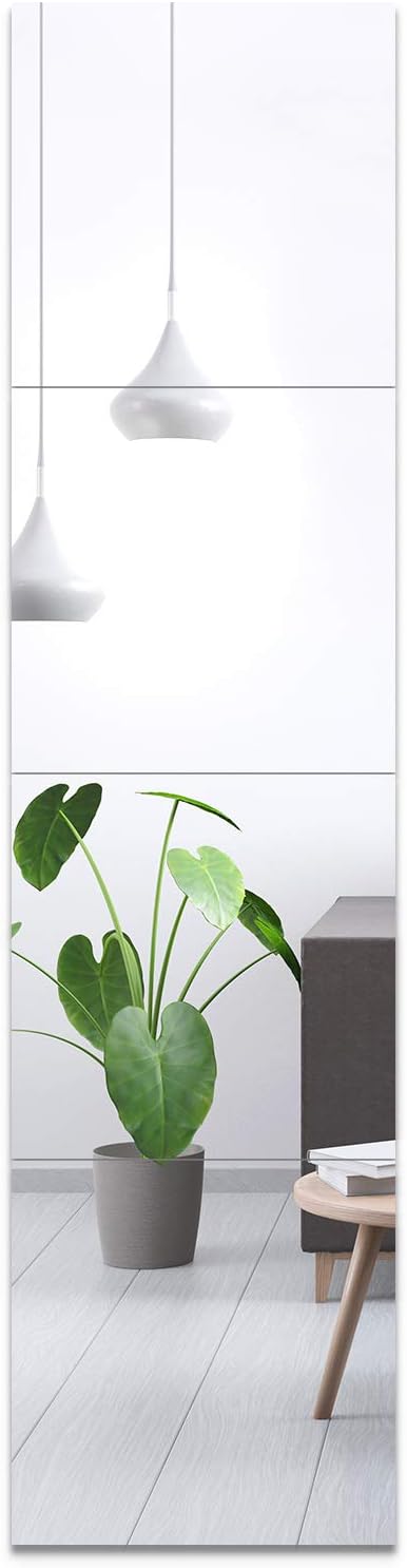EVENLIVE® Full Length Mirror Tiles, Special Frameless Wall Mirrors, Innovative S...