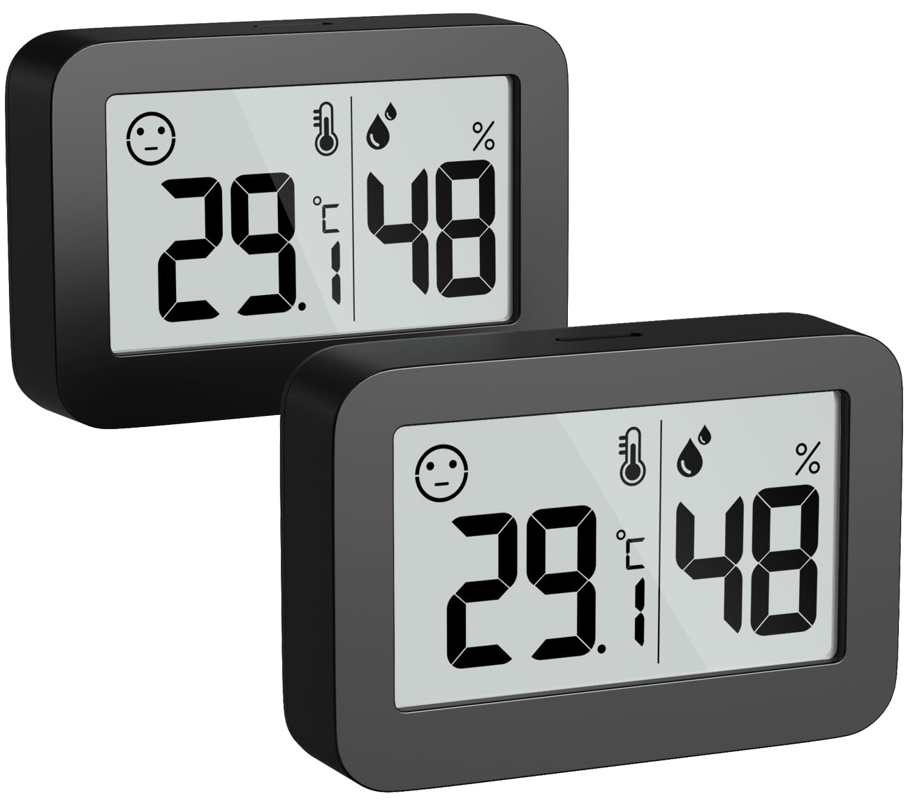 DOOMAY Mini Hygrometer Indoor Thermometer, Digital Humidity Gauge with Celsius F...