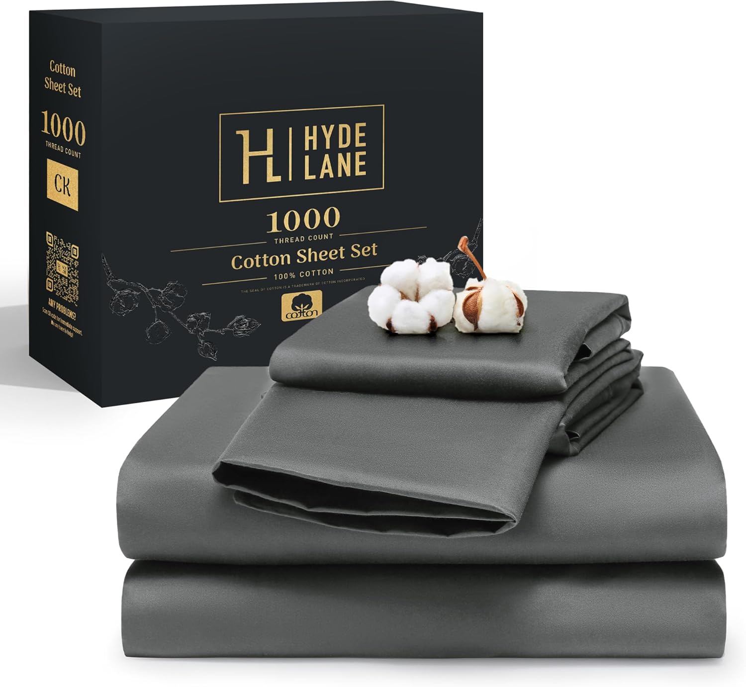 Hyde Lane Bed Sheets, Special 1000 Thread Count Sheets, Luxury Bed Sheets with 1...