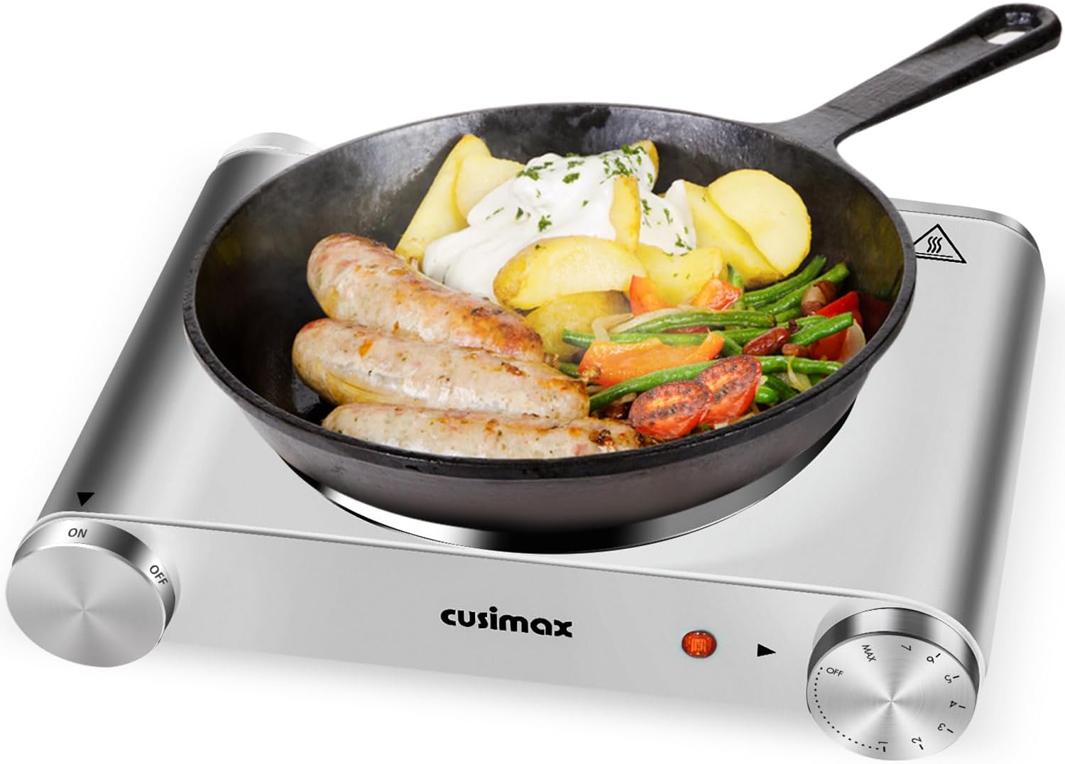 **Best Cusimax Hot Plate Electric Burner, Special Single Burner for Cooking, Inn...