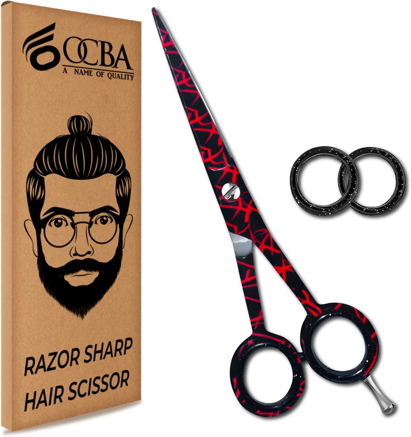 OCBA Professional Hairdressing Scissor, Sharp Hair Cutting Scissors for Professi...