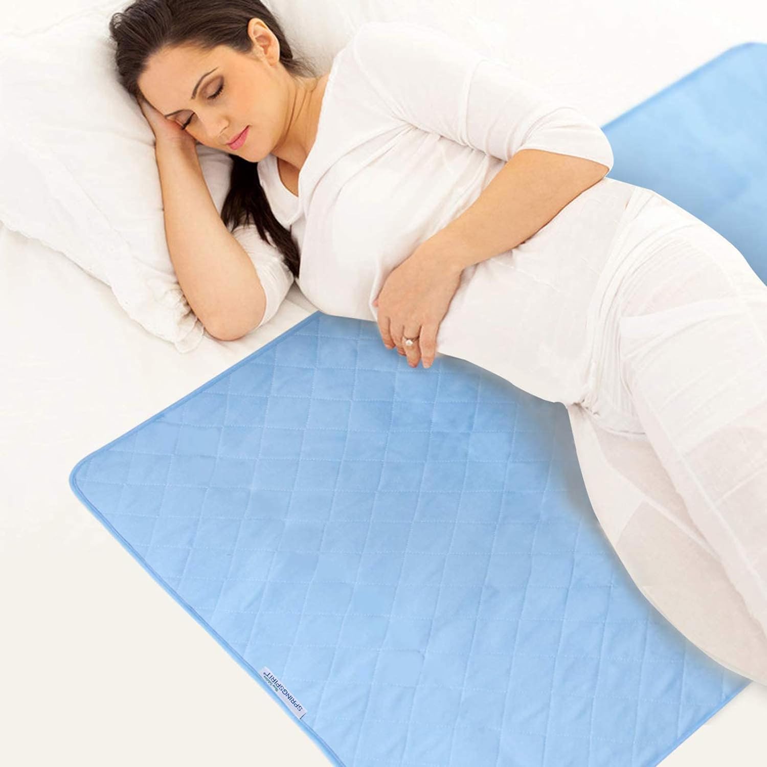 Bed Pads for Incontinence Washable Large (34" × 52"), Reusable Pee Pads Waterpro...