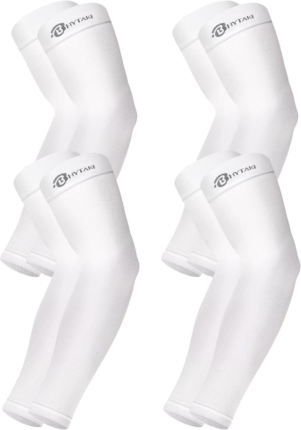 BHYTAKI Cooling Compression Arm Sleeves for Men Women,UPF50 UV Sun Protection Sl...