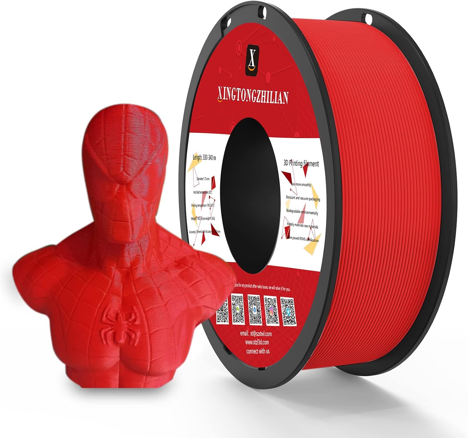 PETG Filament 1.75mm, High-Quality PETG 3D Printer Filament, Durable 3D Printing...