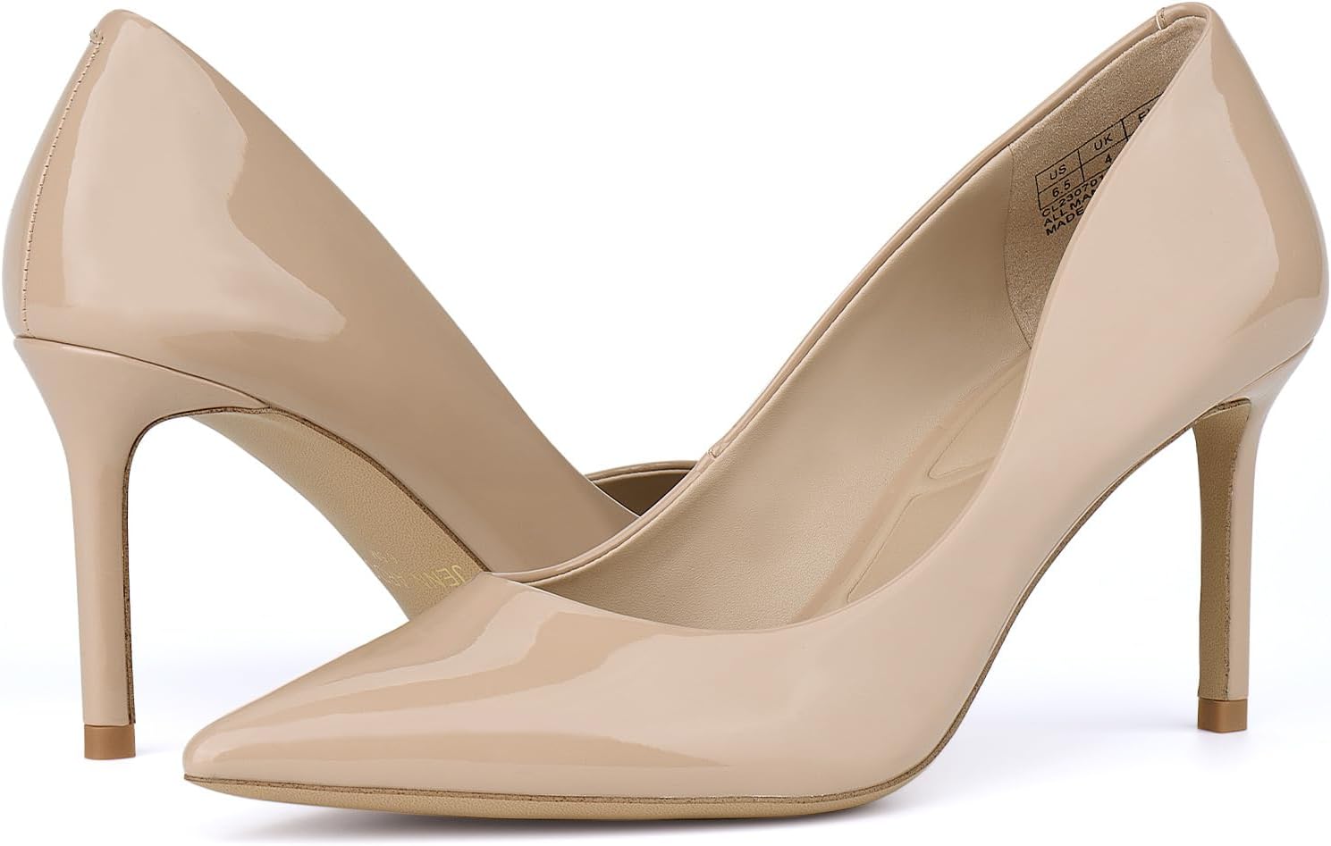 JENN ARDOR Women's Comfortable Stiletto Pumps 3 inch Elegant Gorgeous Closed Poi...