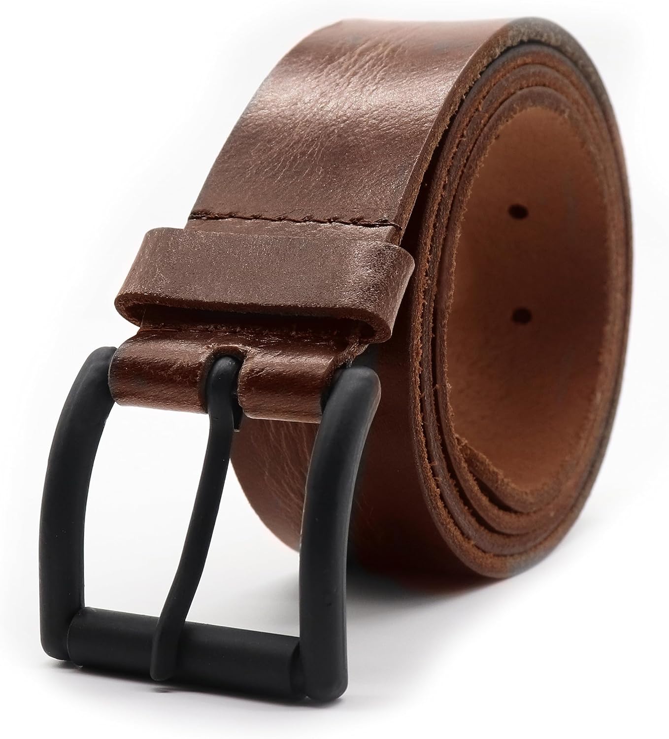 PELLE TORO Hunter Leather Belt, Special Handmade Mens Belt for Jeans, Unique Wor...