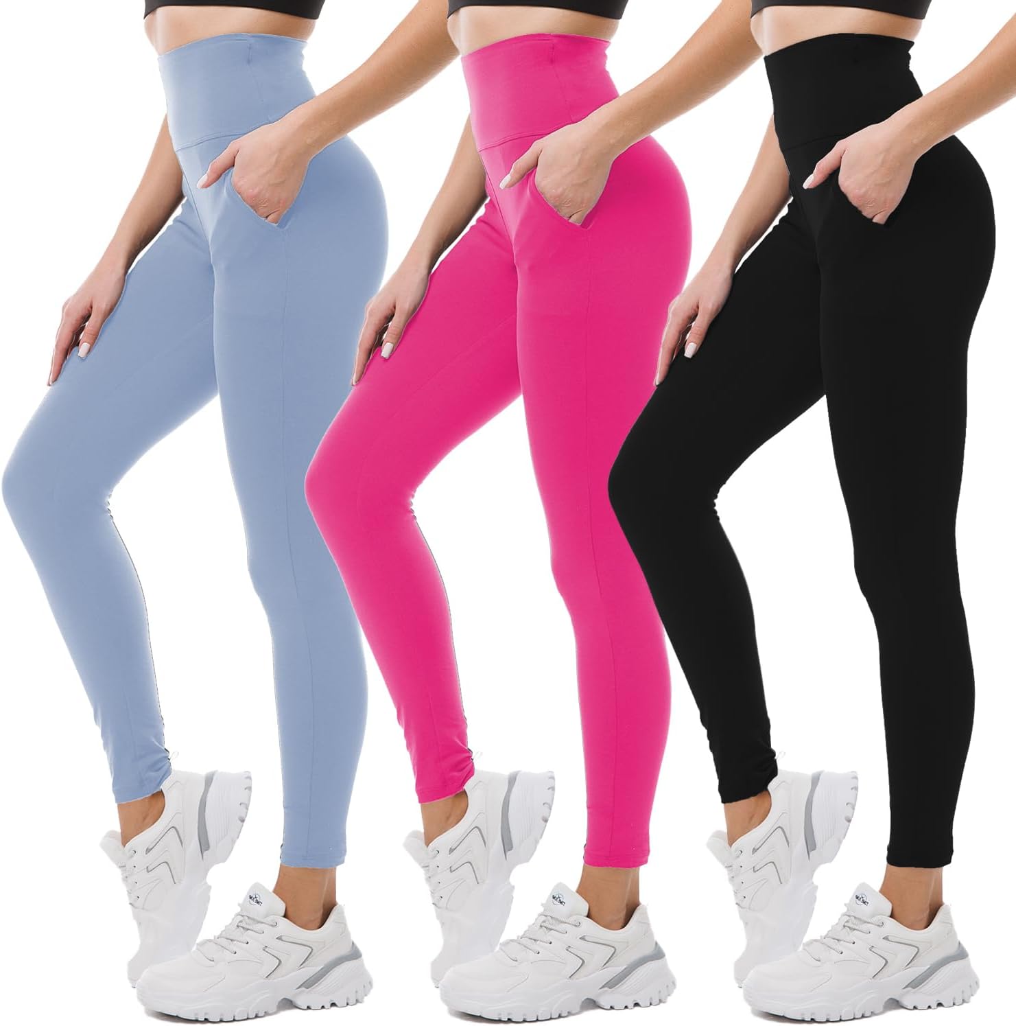 High-Quality SINOPHANT High Waisted Leggings, Special Leggings with Pockets for...