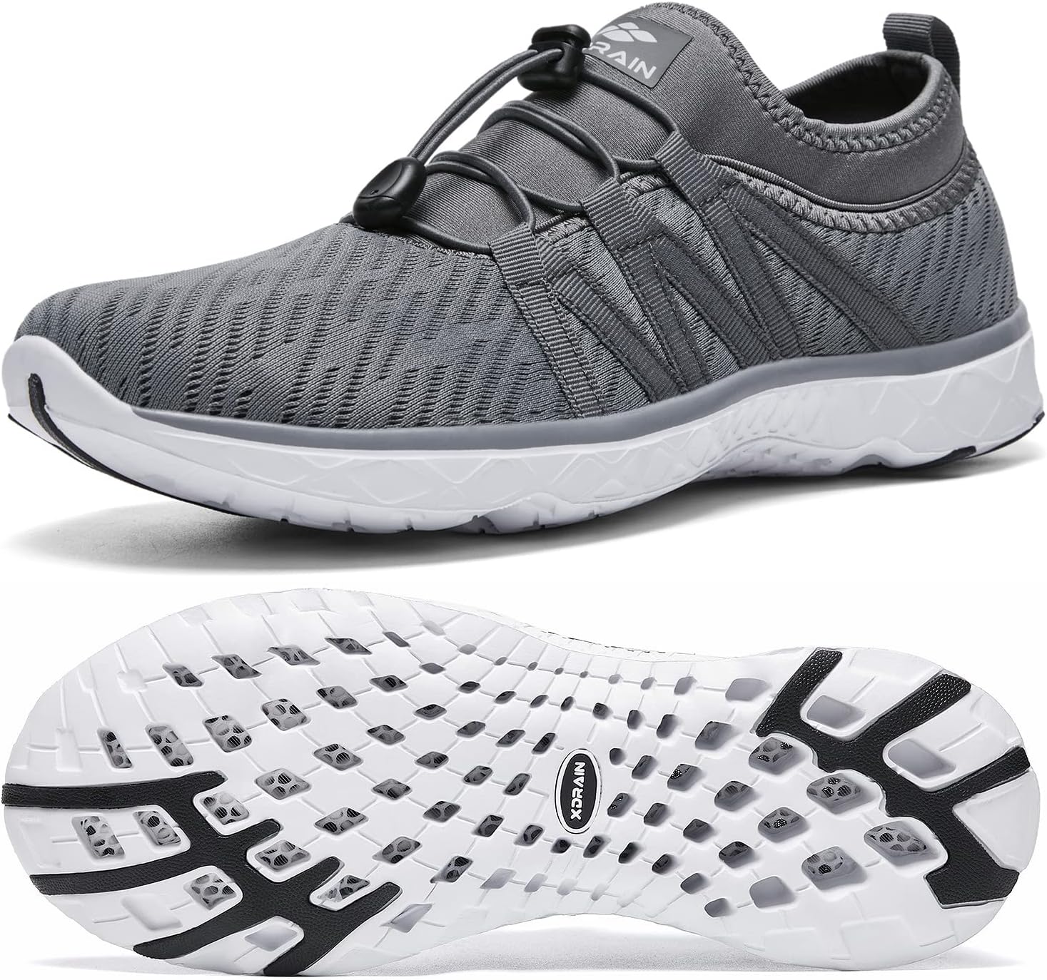 ALEADER Men's Quick Drying Aqua Water Shoes, Special Athletic Shoes for Water Ac...
