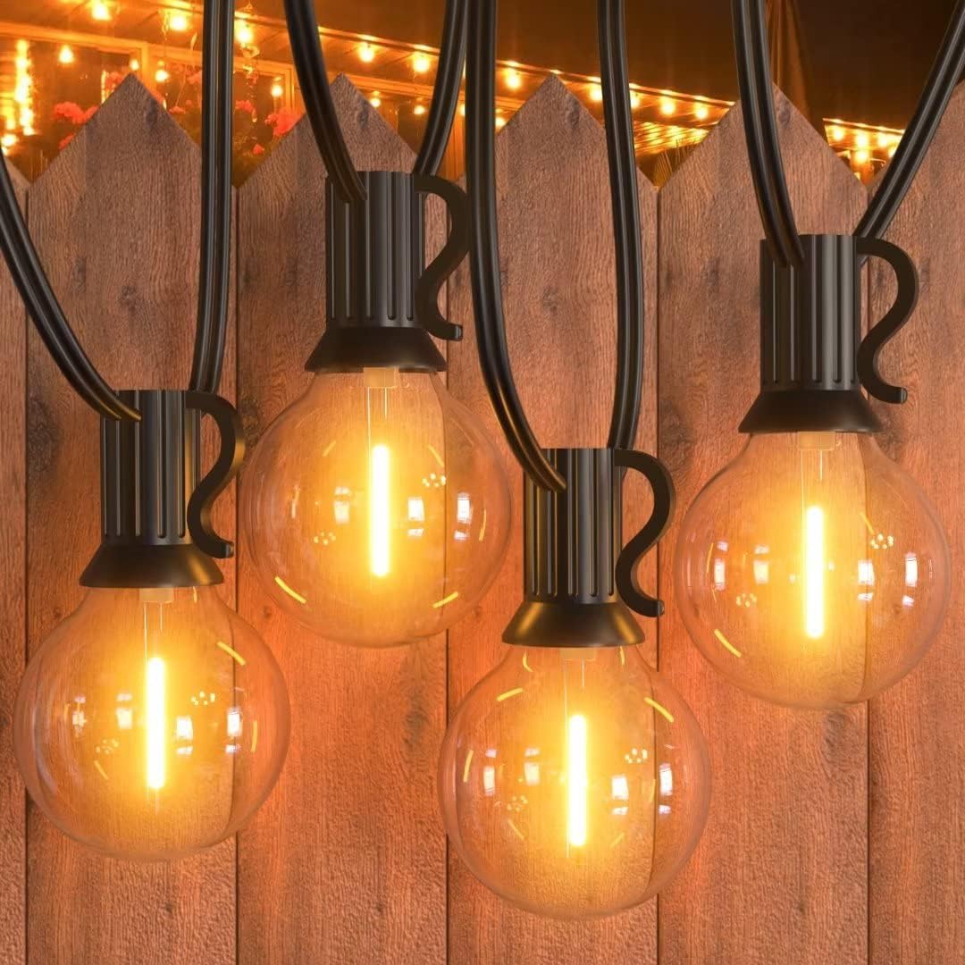 GPATIO 150FT Outdoor String Lights, Waterproof Patio Lights with 77 Dimmable Han...