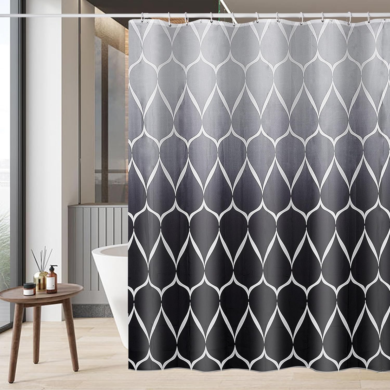 GERUIKE Shower Curtains, Special Weighted Shower Curtains, Innovative Mould Proo...