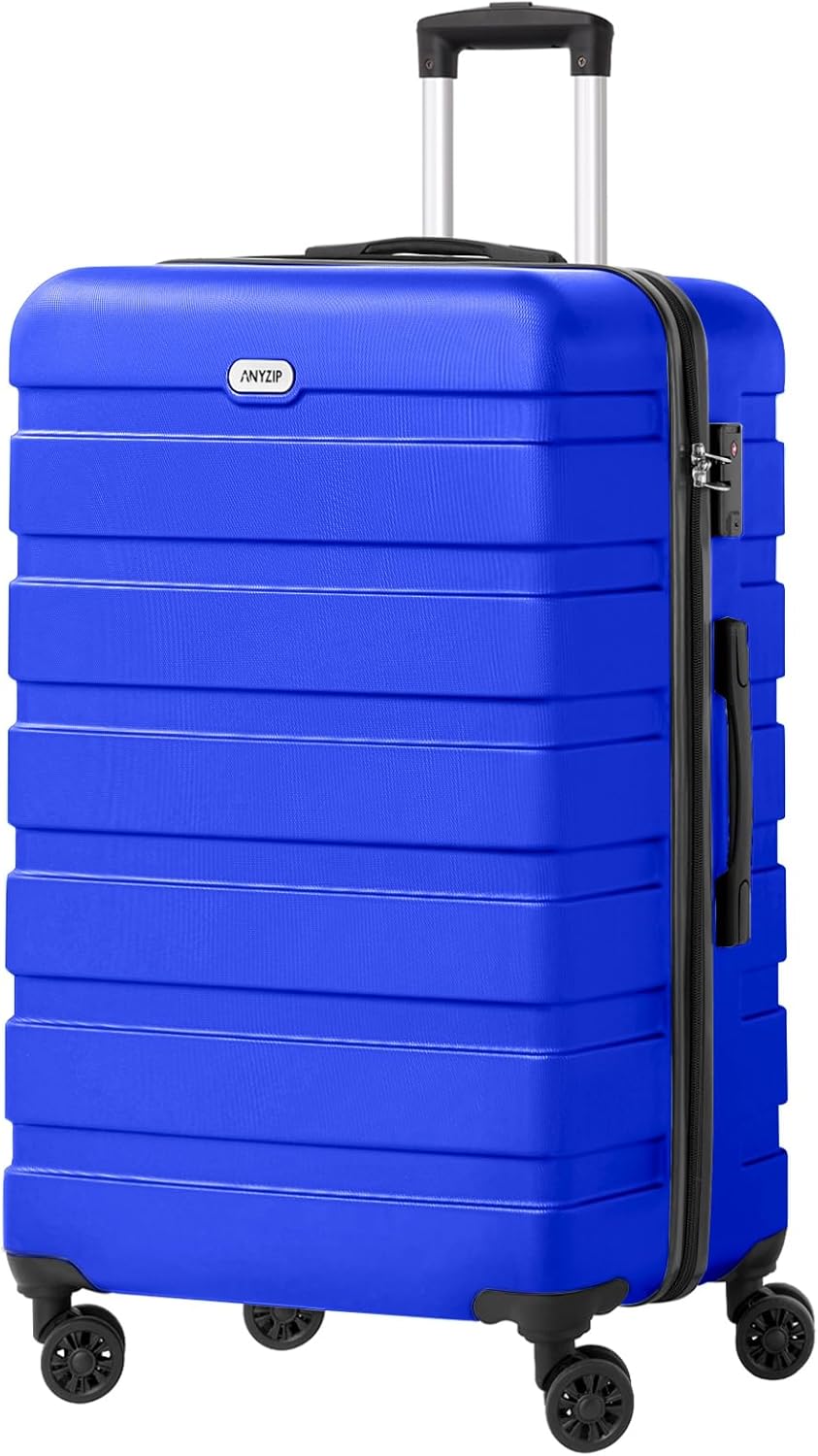 AnyZip Luggage PC ABS Hardside Lightweight Suitcase with 4 Universal Wheels TSA...