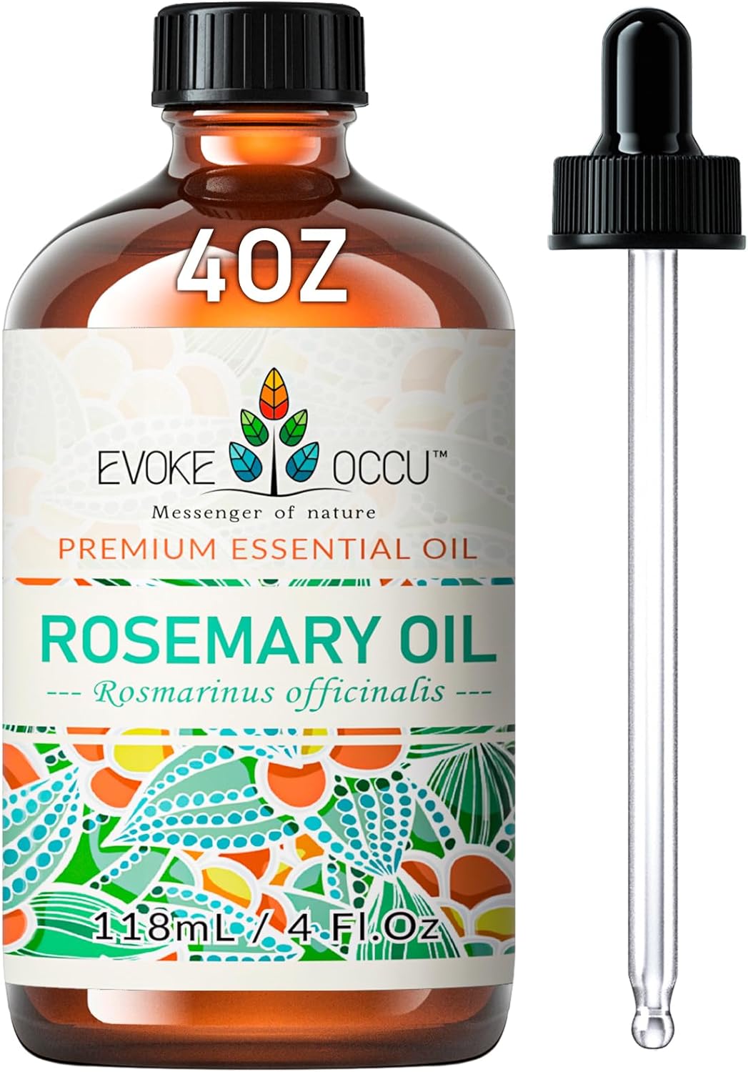 EVOKE OCCU Rosemary Essential Oil for Hair Growth, Nourishing Treatment for Spli...