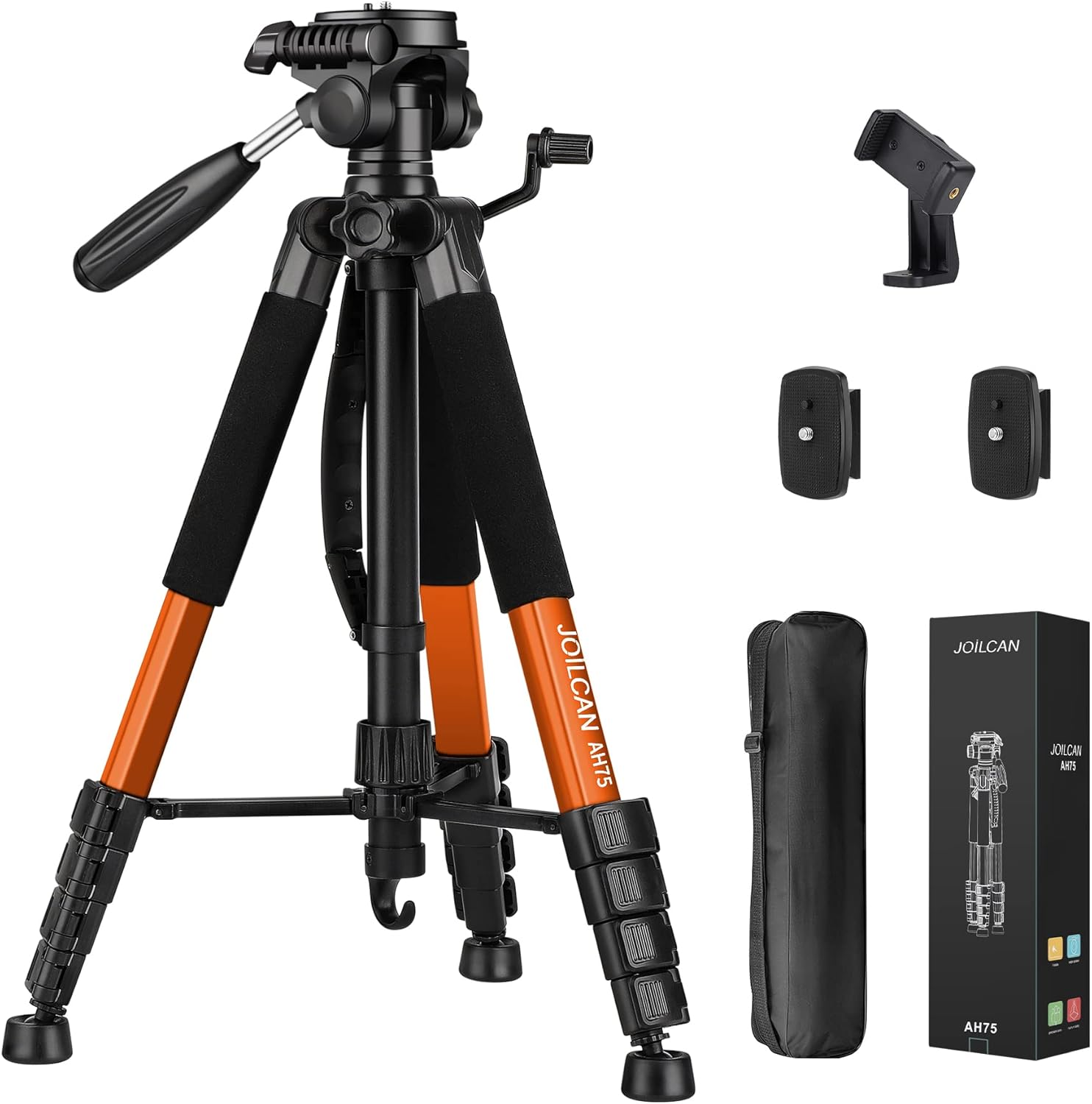 JOILCAN Tripod Camera Tripods, 74" Tripod for Came...