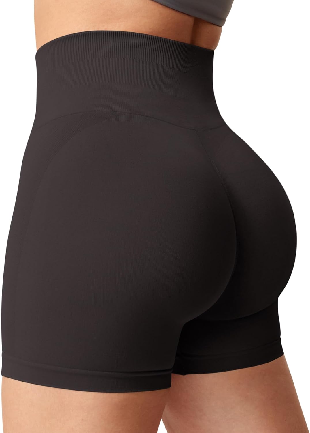 YEOREO Women's Seamless Workout Shorts, Special Scrunch Shorts for High Waisted...