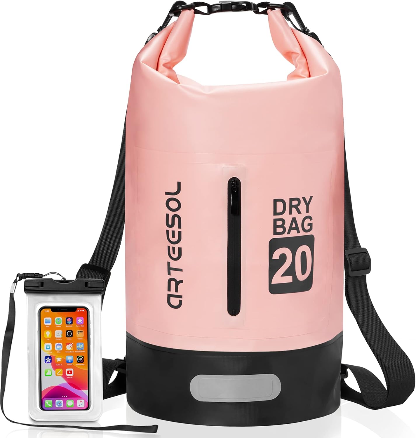 Dry Bag, Special Waterproof Backpack with Phone Pouch, Sustinable Double Shoulde...