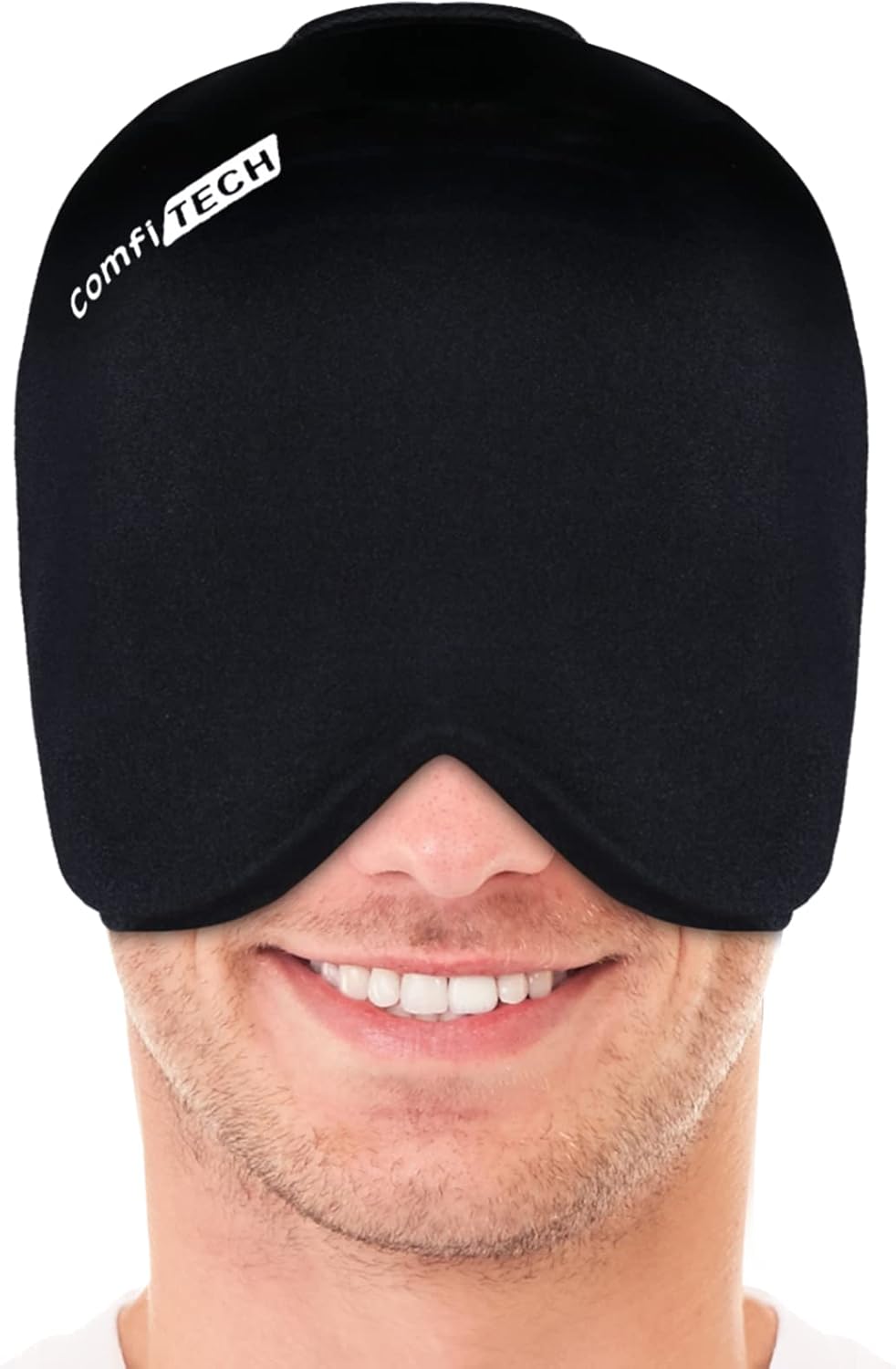 ComfiTECH Large Head Ice Pack Wrap Cold Cap Cooling Gel Hat Cold Compress for He...