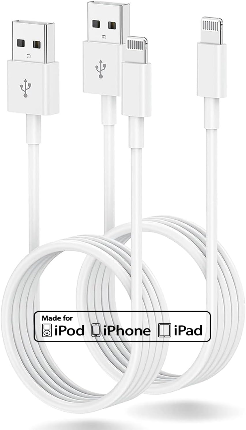10ft iPhone Charger Apple MFi Certified, Long Lightning to USB Cable 10 Feet,Fas...