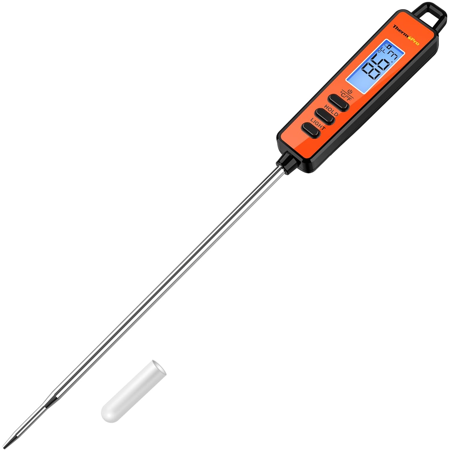 ThermoPro TP01A Digital Meat Thermometer for Cooking Candle Liquid Deep Frying O...