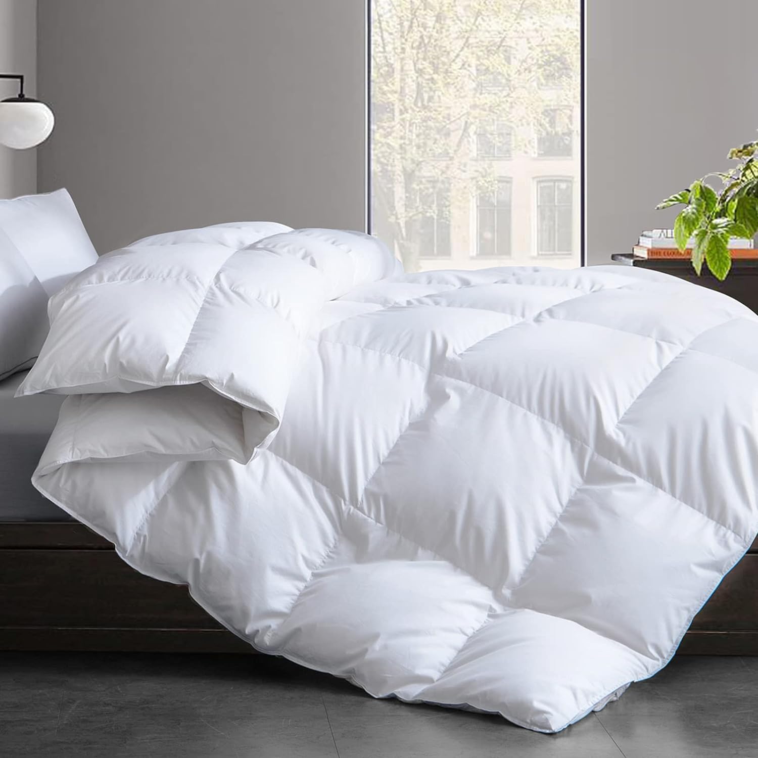 Cosybay Feather Comforter Filled with Feather & Down Fiber King Size- All Season...