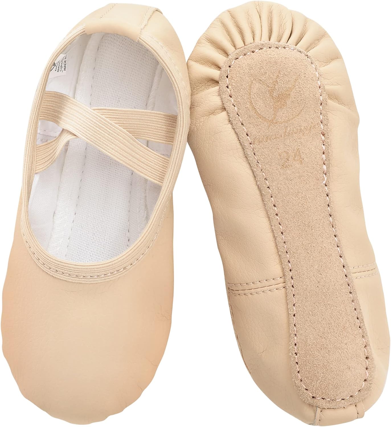 Ballet Shoes for Girls, Special Leather Ballet Dance Slipper, High-Quality Full...