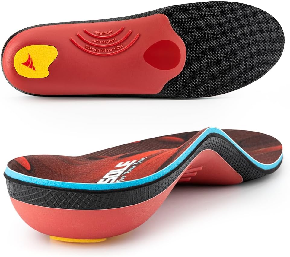 VALSOLE Orthotic Insole,Arch SupportFor Insole,Plantar FasciitisInsole,for OverP...