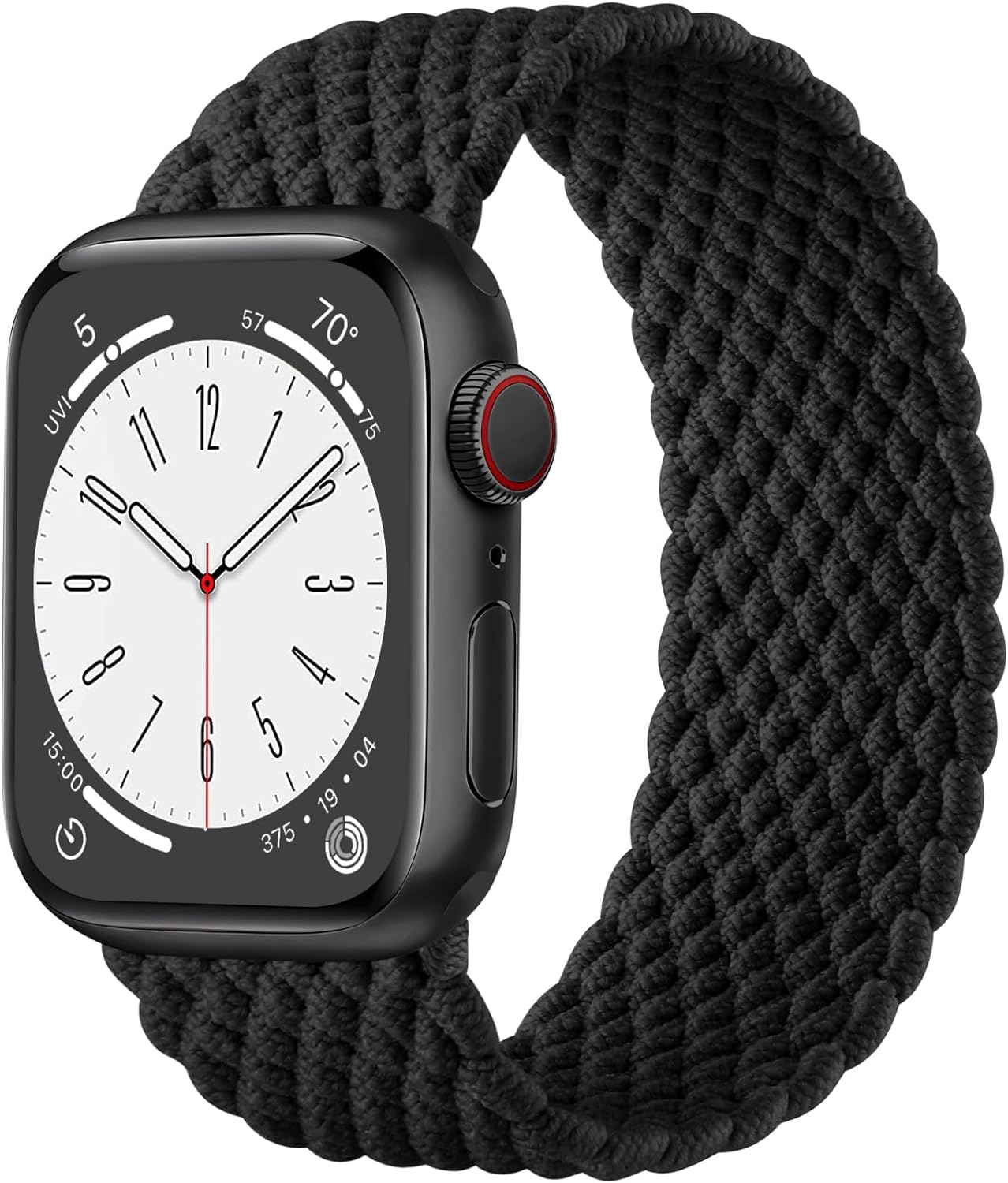 Maledan Braided Solo Loop Straps Compatible with Apple Watch Strap 41mm 40mm 38m...
