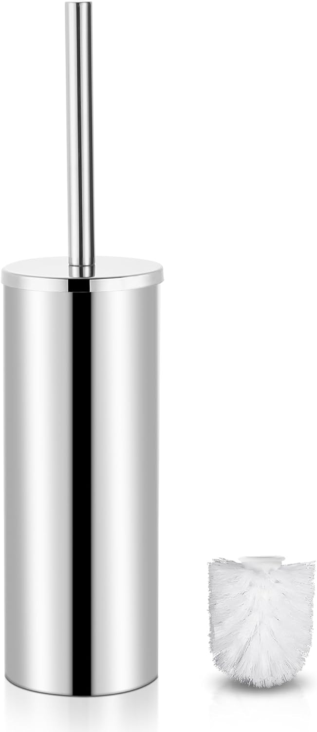Gricol Toilet Brush, Special Stainless Steel Toilet Cleaning Brush, Innovative D...